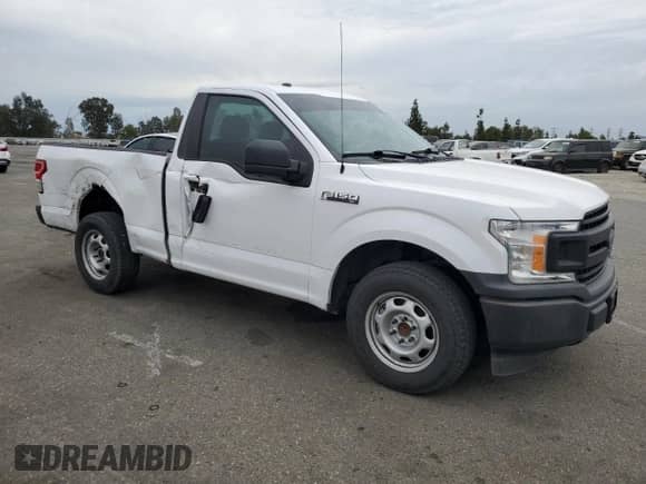 2018 Ford F-150 XL with VIN 1FTMF1CB4JKF31274, listed as a Copart auction lot 71040345 with 126,303 mi miles and Salvage title. Bid and sale history available at DreamBid. Image 4.