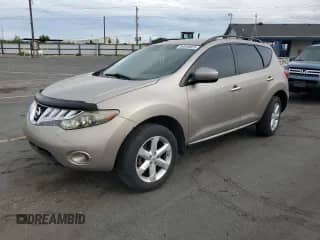 2009 Nissan Murano S z VIN JN8AZ18W49W103624, wystawiony jako Copart lot #84649825 z przebiegiem 143 563 mil mil oraz Szkoda całkowita • Salvage title. Historia ofert i sprzedaży dostępna na DreamBid. Obrazek 1.