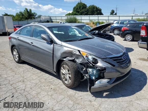 2013 Hyundai Sonata GLS with VIN 5NPEB4AC4DH758609, listed as a Copart auction lot 71248485 with Not provided miles and Salvage title. Bid and sale history available at DreamBid. Image 4.