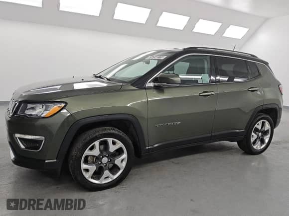 2021 Jeep Compass Limited с VIN 3C4NJDCB6MT506576, выставлен на аукционе Copart как лот 85494015 с пробегом 96 470 миль миль и Чистый • Clean title. История ставок и продаж доступна на DreamBid. Изображение 1.