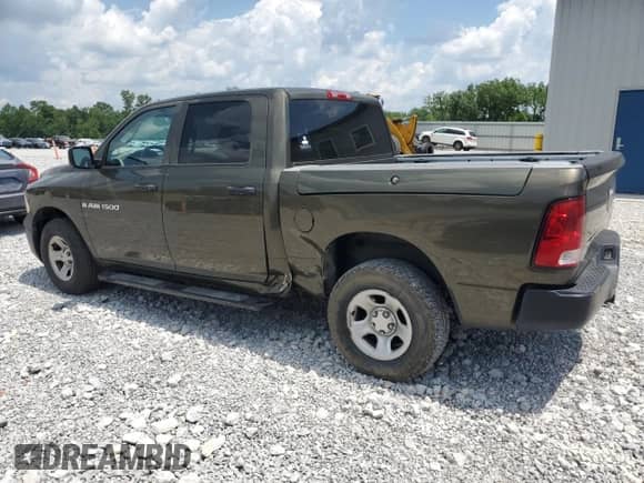 2012 Ram 1500 Tradesman with VIN 1C6RD7KP9CS254482, listed as a Copart auction lot 62598915 with 137,646 mi miles and Salvage title. Bid and sale history available at DreamBid. Image 2.