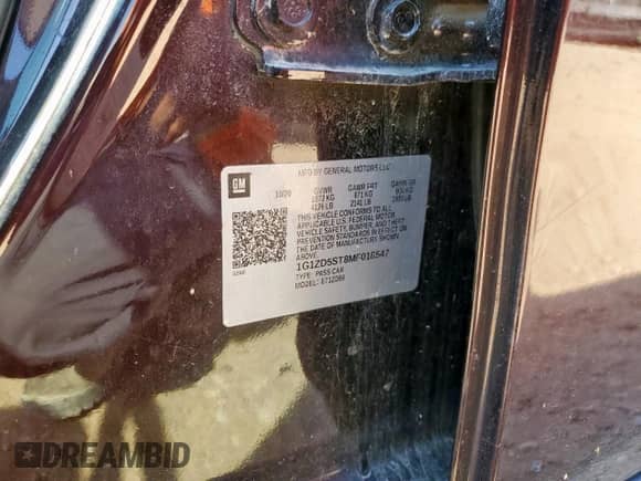 2021 Chevrolet Malibu LT с VIN 1G1ZD5ST8MF018547, выставлен на аукционе Copart как лот 86339205 с пробегом 129 672 миль миль и Чистый • Clean title. История ставок и продаж доступна на DreamBid. Изображение 12.