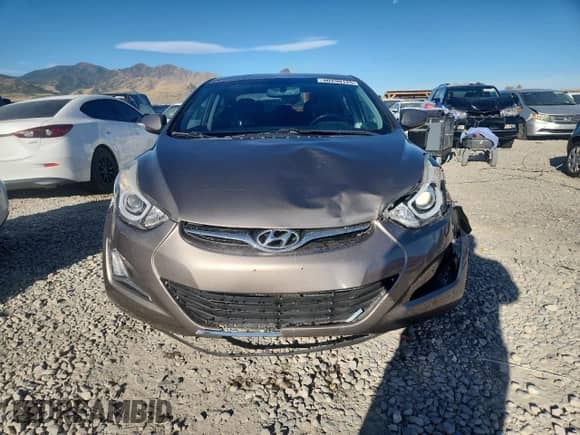 2015 Hyundai Elantra SE with VIN 5NPDH4AE1FH615230, listed as a Copart auction lot 80290125 with 71,686 mi miles and Salvage title. Bid and sale history available at DreamBid. Image 5.