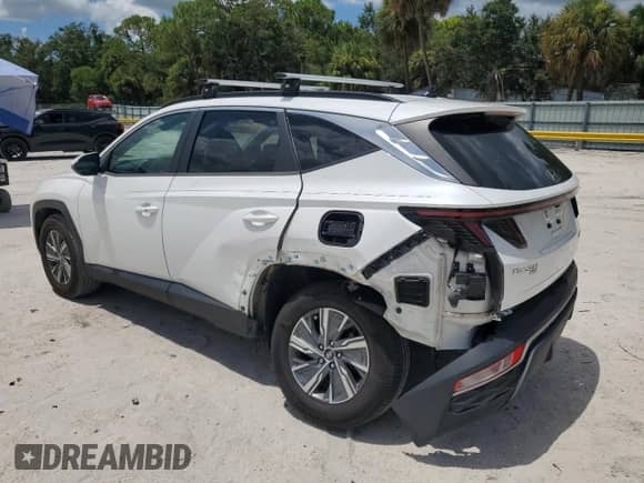 2022 Hyundai Tucson Blue with VIN KM8JBCA10NU028240, listed as a Copart auction lot 68574845 with 28,972 mi miles and Non repairable. Bid and sale history available at DreamBid. Image 2.