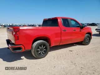 2019 Chevrolet Silverado 1500 Custom z VIN 1GCRWBEF9KZ299243, wystawiony jako Copart lot #84202355 z przebiegiem 110 147 mil mil oraz Czysty tytuł • Clean title. Historia ofert i sprzedaży dostępna na DreamBid. Obrazek 3.