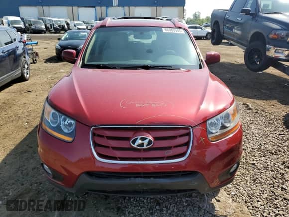 2011 Hyundai Santa Fe Limited with VIN 5XYZK4AG0BG035056, listed as a Copart auction lot 66380945 with 91,132 mi miles and Salvage title. Bid and sale history available at DreamBid. Image 5.