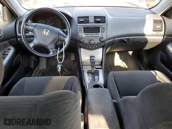2007 Honda Accord EX with VIN 1HGCM56757A804593, listed as a Copart auction lot 80185415 with 219,607 mi miles and Salvage title. Bid and sale history available at DreamBid. Image 8.
