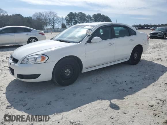2016 Chevrolet Impala Police Police with VIN 2G1WD5E39G1106114, listed as a Copart auction lot 47264925 with 109,608 mi miles and Clean title. Bid and sale history available at DreamBid. Image 1.