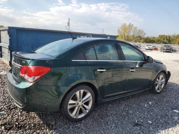 2014 Chevrolet Cruze LTZ with VIN 1G1PG5SB3E7435883, listed as a Copart auction lot 80995365 with 107,140 mi miles and Salvage title. Bid and sale history available at DreamBid. Image 3.