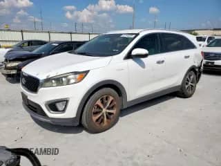 2017 Kia Sorento EX with VIN 5XYPH4A52HG292023, listed as a Copart auction lot 81140325 with 99,670 mi miles and Salvage title. Bid and sale history available at DreamBid. Image 1.