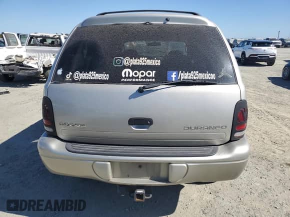 2002 Dodge Durango SLT with VIN 1B4HS48N22F151536, listed as a Copart auction lot 67483475 with 126,609 mi miles and Salvage title. Bid and sale history available at DreamBid. Image 6.