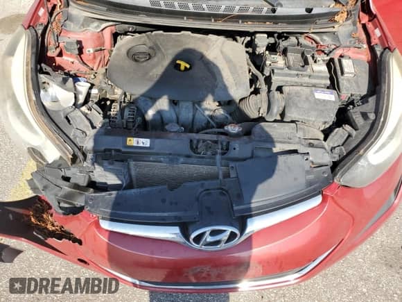 2016 Hyundai Elantra Limited with VIN KMHDH4AE5GU547680, listed as a Copart auction lot 82447985 with 128,607 mi miles and Clean title. Bid and sale history available at DreamBid. Image 11.