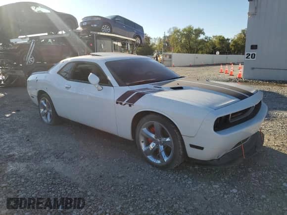 2012 Dodge Challenger R/T Plus with VIN 2C3CDYBT0CH186473, listed as a Copart auction lot 81564155 with Not provided miles and Salvage title. Bid and sale history available at DreamBid. Image 4.