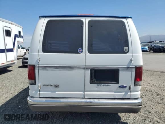 1996 Ford Econoline Cargo with VIN 1FDEE14H9THA39300, listed as a Copart auction lot 80106375 with 155,155 mi miles and Salvage title. Bid and sale history available at DreamBid. Image 6.