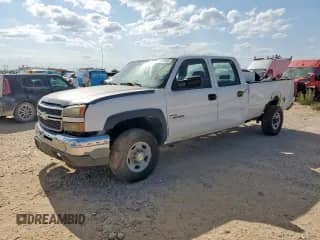2005 Chevrolet Silverado 2500HD LS with VIN 1GCHC23205F857944, listed as a Copart auction lot 65701905 with Not provided miles and Salvage title. Bid and sale history available at DreamBid. Image 1.