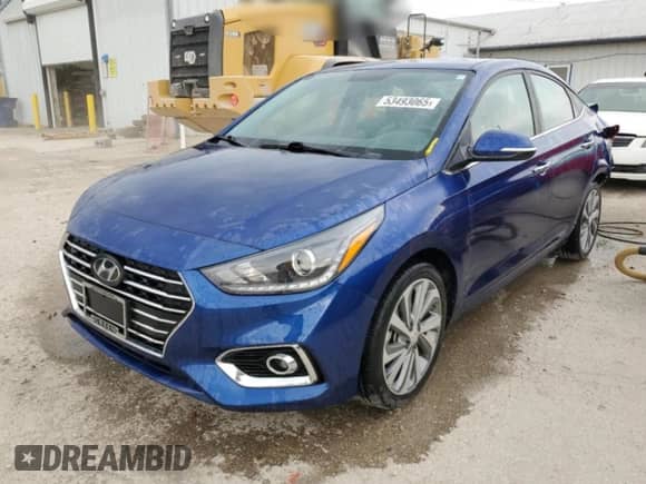 2021 Hyundai Accent Limited z VIN 3KPC34A6XME152699, wystawiony jako Copart lot #53493065 z przebiegiem 74 021 mil mil oraz Szkoda całkowita • Salvage title. Historia ofert i sprzedaży dostępna na DreamBid. Obrazek 1.