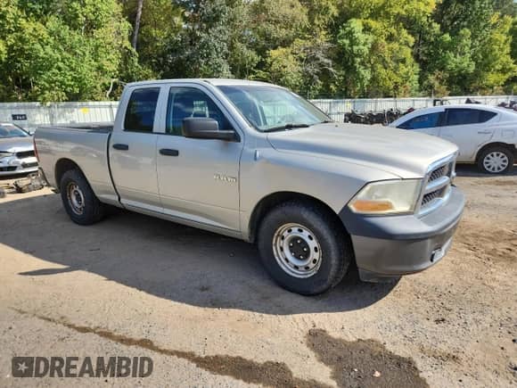 2010 Dodge 1500 SLT with VIN 1D7RB1GP2AS245498, listed as a Copart auction lot 82585555 with 343,074 mi miles and Clean title. Bid and sale history available at DreamBid. Image 4.