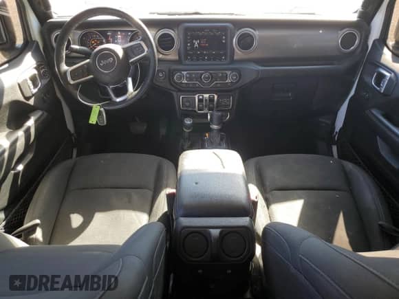 2021 Jeep Wrangler Unlimited Sahara High Altitude with VIN 1C4HJXEG4MW647079, listed as a Copart auction lot 80202154 with 92,490 mi miles and Clean title. Bid and sale history available at DreamBid. Image 8.