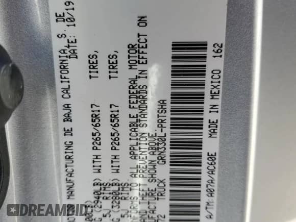 2020 Toyota Tacoma SR5 с VIN 3TMBZ5DN0LM024172, выставлен на аукционе Copart как лот 73004284 с пробегом 106 156 миль миль и На запчасти • Non repairable. История ставок и продаж доступна на DreamBid. Изображение 14.