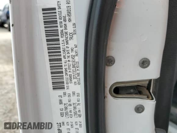 2010 Dodge 2500 TRX with VIN 3D7UT2CL8AG161452, listed as a Copart auction lot 43618035 with 272,259 mi miles and Salvage title. Bid and sale history available at DreamBid. Image 12.