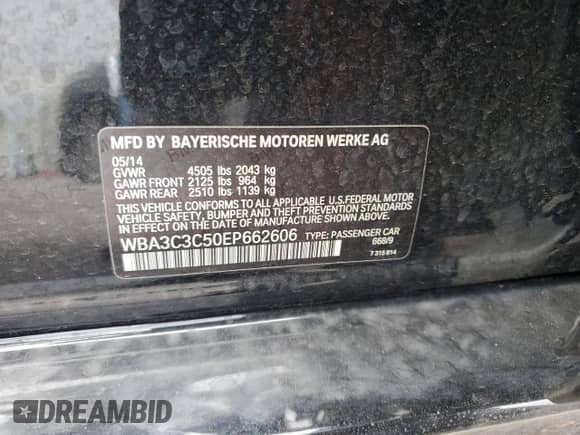 2014 BMW 3 Series 320i xDrive с VIN WBA3C3C50EP662606, выставлен на аукционе Copart как лот 90474585 с пробегом 155 402 миль миль и Чистый • Clean title. История ставок и продаж доступна на DreamBid. Изображение 12.