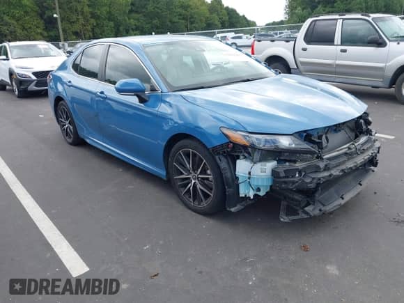 2023 Toyota Camry SE with VIN 4T1G11AK4PU102756, listed as a IAAI auction lot 43021249 with 46,205 mi miles and . Bid and sale history available at DreamBid. Image 1.