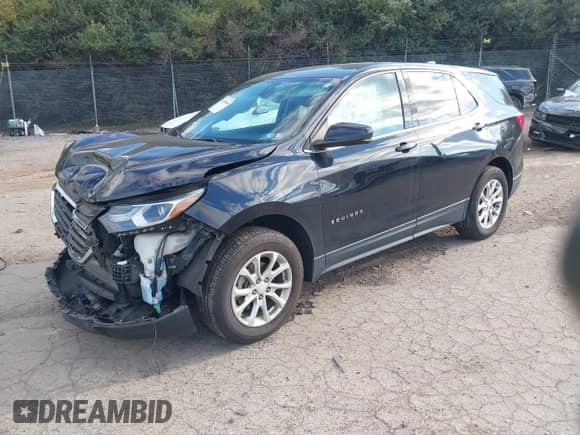 2020 Chevrolet Equinox LT z VIN 2GNAXTEV3L6233315, wystawiony jako IAAI lot #43531686 z przebiegiem 106 456 mil mil oraz . Historia ofert i sprzedaży dostępna na DreamBid. Obrazek 2.