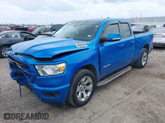 2021 Ram 1500 Lone Star с VIN 1C6RREBTXMN769476, выставлен на аукционе IAAI как лот 41891498 с пробегом 75 534 миль миль и . История ставок и продаж доступна на DreamBid. Изображение 2.
