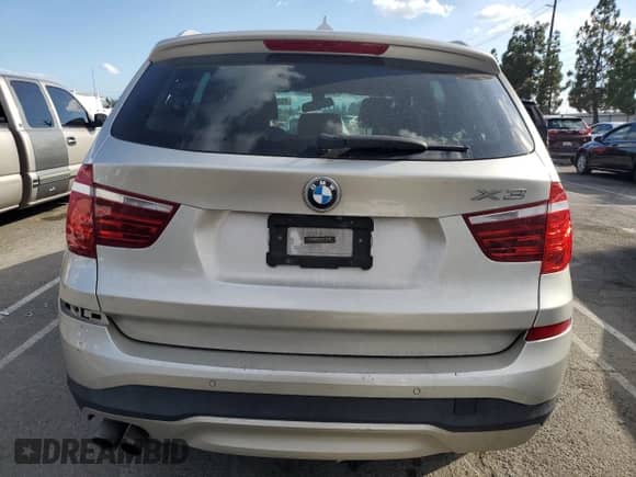 2017 BMW X3 sDrive28i with VIN 5UXWZ7C51H0U45146, listed as a Copart auction lot 85203425 with 159,195 mi miles and Clean title. Bid and sale history available at DreamBid. Image 6.