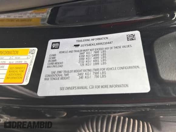 2024 Cadillac Escalade 4WD Sport z VIN 1GYS4EKLXRR210447, wystawiony jako Copart lot #78821674 z przebiegiem 18 480 mil mil oraz Czysty tytuł • Clean title. Historia ofert i sprzedaży dostępna na DreamBid. Obrazek 10.