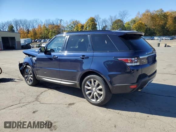 2016 Land Rover Range Rover Sport HSE with VIN SALWR2VF9GA636521, listed as a Copart auction lot 87266815 with 129,995 mi miles and Salvage title. Bid and sale history available at DreamBid. Image 2.