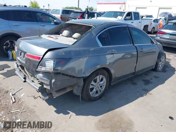 2012 Honda Accord LX Premium with VIN 1HGCP2F42CA058481, listed as a IAAI auction lot 43137433 with 215,370 mi miles and . Bid and sale history available at DreamBid. Image 4.