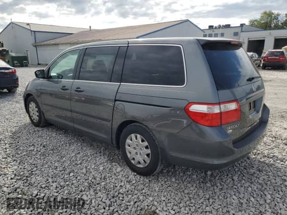2007 Honda Odyssey LX with VIN 5FNRL38217B025524, listed as a Copart auction lot 85320355 with 179,968 mi miles and Salvage title. Bid and sale history available at DreamBid. Image 2.