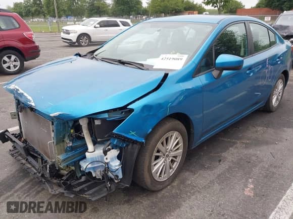 2018 Subaru Impreza Premium с VIN 4S3GKAB69J3605411, выставлен на аукционе IAAI как лот 42519089 с пробегом 54 564 миль миль и . История ставок и продаж доступна на DreamBid. Изображение 19.