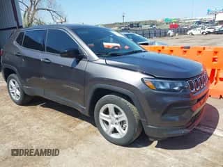 2023 Jeep Compass Sport с VIN 3C4NJDAN9PT545552, выставлен на аукционе IAAI как лот 41968690 с пробегом 18 440 миль миль и . История ставок и продаж доступна на DreamBid. Изображение 1.