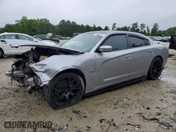 2014 Dodge Charger Road/Track with VIN 2C3CDXCT3EH350228, listed as a Copart auction lot 61420955 with Not provided miles and Salvage title. Bid and sale history available at DreamBid. Image 1.
