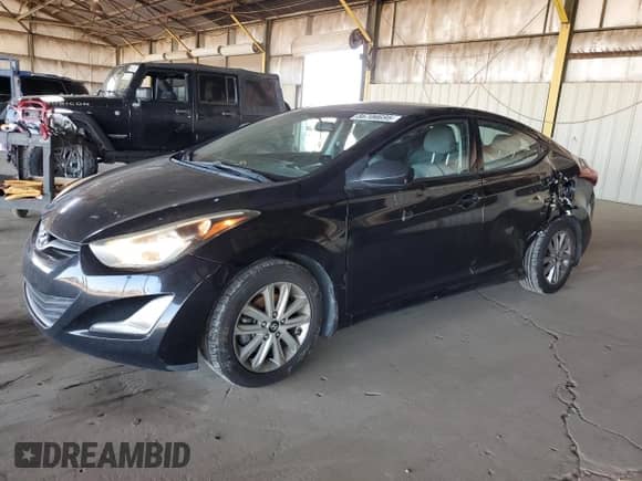 2016 Hyundai Elantra Value Edition z VIN KMHDH4AE6GU519113, wystawiony jako Copart lot #86706695 z przebiegiem 96 957 mil mil oraz Szkoda całkowita • Salvage title. Historia ofert i sprzedaży dostępna na DreamBid. Obrazek 1.