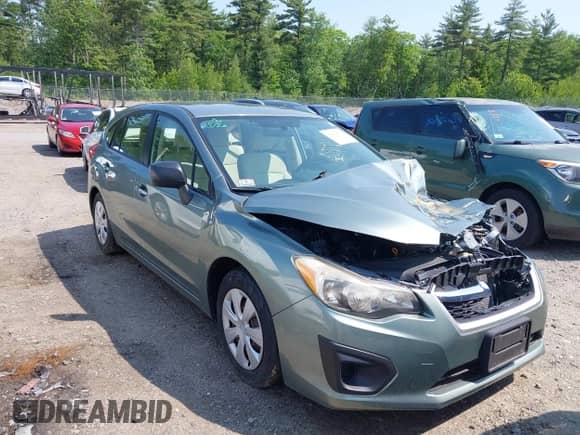 2014 Subaru Impreza 2.0i with VIN JF1GPAA60E8287955, listed as a IAAI auction lot 42463760 with 26,255 mi miles and . Bid and sale history available at DreamBid. Image 1.