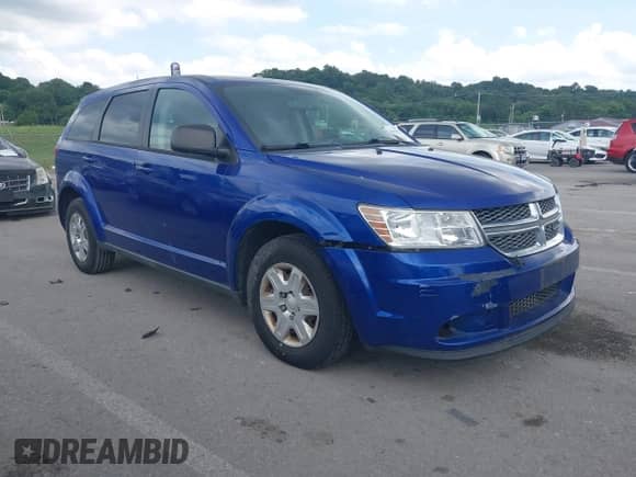 2012 Dodge Journey American Value with VIN 3C4PDCAB7CT276042, listed as a IAAI auction lot 42621991 with 238,478 mi miles and . Bid and sale history available at DreamBid. Image 1.