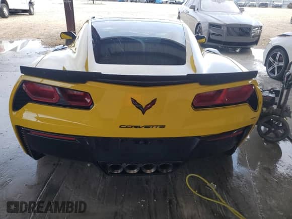 2019 Chevrolet Corvette Grand Sport 1LT with VIN 1G1YW2D7XK5104496, listed as a Copart auction lot 58745365 with 44,216 mi miles and Salvage title. Bid and sale history available at DreamBid. Image 6.