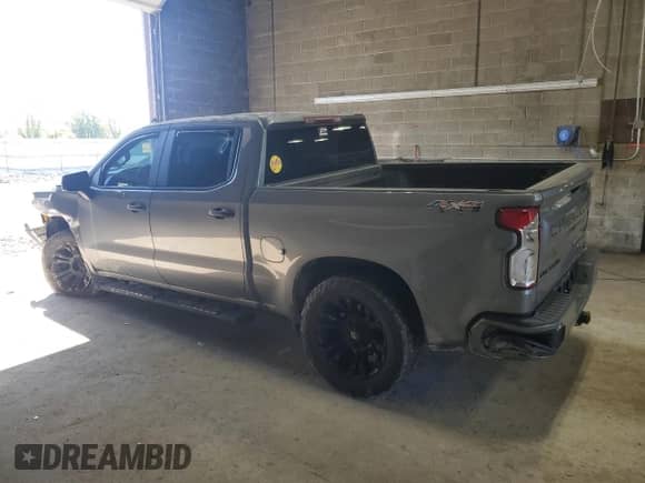 2020 Chevrolet Silverado 1500 Custom with VIN 1GCUYBEF2LZ201370, listed as a Copart auction lot 81977215 with 81,504 mi miles and Salvage title. Bid and sale history available at DreamBid. Image 2.