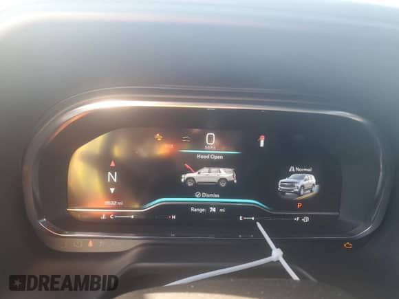 2023 Chevrolet Tahoe RST with VIN 1GNSCRKDXPR557807, listed as a Copart auction lot 83962334 with 11,532 mi miles and Salvage title. Bid and sale history available at DreamBid. Image 9.