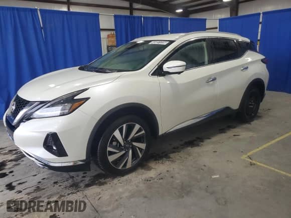 2023 Nissan Murano SL с VIN 5N1AZ2CJ4PC127297, выставлен на аукционе Copart как лот 45851235 с пробегом 55 478 миль миль и Чистый • Clean title. История ставок и продаж доступна на DreamBid. Изображение 1.