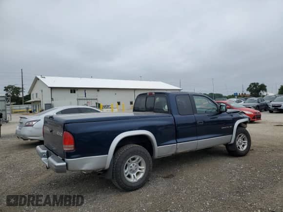 2001 Dodge Dakota Sport with VIN 1B7GG22NX1S207838, listed as a Copart auction lot 65409635 with 142,790 mi miles and Salvage title. Bid and sale history available at DreamBid. Image 3.