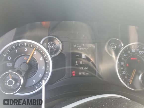 2020 Ram 1500 Tradesman with VIN 1C6RRECT3LN152871, listed as a Copart auction lot 66321014 with 88,773 mi miles and Salvage title. Bid and sale history available at DreamBid. Image 9.