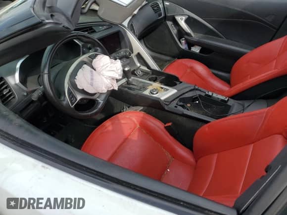 2016 Chevrolet Corvette 1LT with VIN 1G1YB2D72G5103197, listed as a Copart auction lot 56935455 with 26,201 mi miles and Salvage title. Bid and sale history available at DreamBid. Image 7.