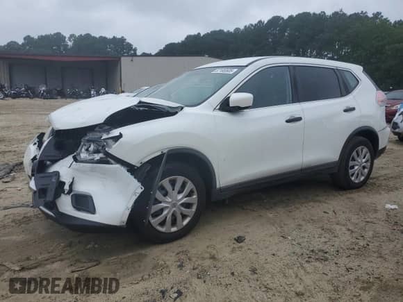 2016 Nissan Rogue SV with VIN KNMAT2MT3GP694504, listed as a Copart auction lot 67185505 with 124,857 mi miles and Salvage title. Bid and sale history available at DreamBid. Image 1.
