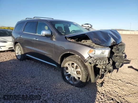 2017 Dodge Durango Citadel Anodized Platinum z VIN 1C4RDHEG8HC652326, wystawiony jako Copart lot #54734905 z przebiegiem 83 042 mil mil oraz Szkoda całkowita • Salvage title. Historia ofert i sprzedaży dostępna na DreamBid. Obrazek 4.