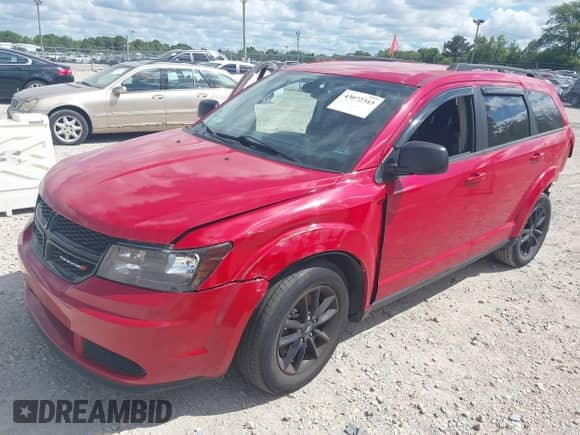 2020 Dodge Journey SE Value with VIN 3C4PDCAB5LT264844, listed as a IAAI auction lot 43072343 with 68,535 mi miles and . Bid and sale history available at DreamBid. Image 2.