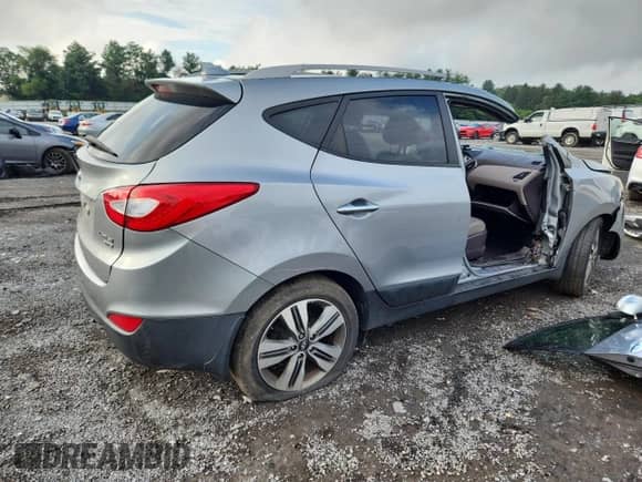2015 Hyundai Tucson Limited z VIN KM8JUCAG6FU101238, wystawiony jako Copart lot #63652175 z przebiegiem 159 014 mil mil oraz Szkoda całkowita • Salvage title. Historia ofert i sprzedaży dostępna na DreamBid. Obrazek 3.
